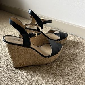 MICHAEL Michael Kors Black Wedges